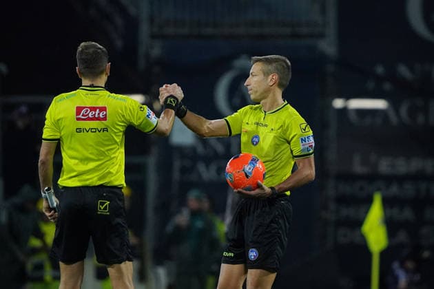 Cagliari Calcio v Juventus FC - Serie A Davide Massa Referee of the Imperia section, during the Serie A TIM match between Cagliari Calcio and Juventus FC Italy, on January 17, 2026 Cagliari Italy  Copyright: xAlessandroxToccox originalFilename:alessandro-cagliari260117_npuvk.jpg