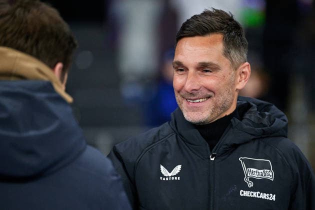 Stefan Leitl Hertha BSC, Head Coach , GER, Hertha BSC vs ,FC Schalke 04, 2 Bundesliga, Season 2025 2026, Matchday 18, 17 01 2026 DFL REGULATIONS PROHIBIT ANY USE OF PHOTOGRAPHS AS IMAGE SEQUENCES AND OR QUASI VIDEO GER, Hertha BSC vs ,FC Schalke 04, 2 Bundesliga, Season 2025 2026, Matchday 18, 17 01 2026 Berlin Copyright: xClaudiusxRauch,xEibner-Pressefotox xClaudiusxRauchx EP_CRH