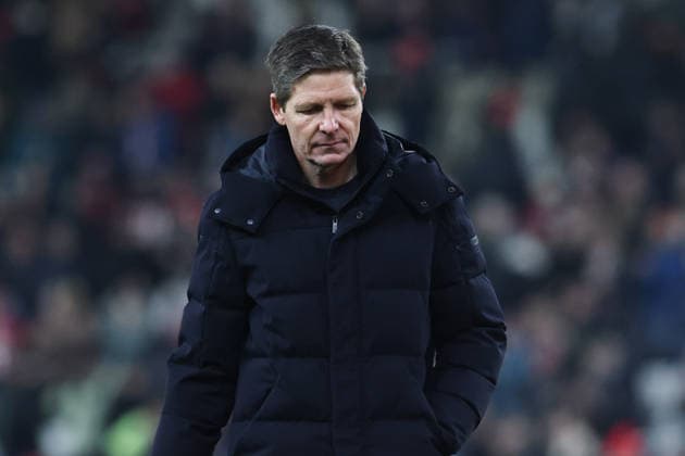 Sunderland v Crystal Palace - Premier League Crystal Palace Manager Oliver Glasner shows dejection during the Premier League match between Sunderland and Crystal Palace at the Stadium Of Light in Sunderland, England, on January 17, 2026. Sunderland Tyne and Wear United Kingdom  Copyright: xMIxNewsx originalFilename:fletcher-sunderla260117_nprY6.jpg