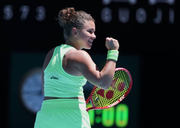 Jasmine Paolini ITA , Australian Open 2026, Melbourne Park, Melbourne, Victoria, Australia Copyright: xJuergenxHasenkopfx