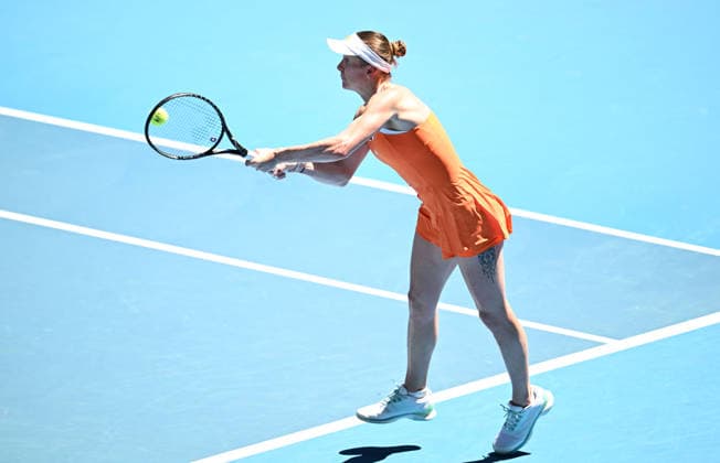 TENNIS AUSTRALIAN OPEN, Elina Svitolina of Ukraine in action during the Women™s 1st round match against Cristina Bucsa of Spain on day 1 of the 2026 Australian Open tennis tournament at Melbourne Park in Melbourne, Wednesday, January 14, 2026. ( NO ARCHIVING MELBOURNE VICTORIA AUSTRALIA  Copyright: xLUKASxCOCHx 20260118124950228448