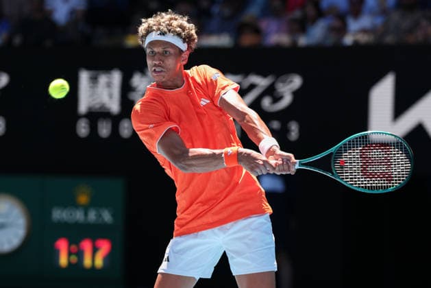 Gabriel Diallo CAN , Australian Open 2026, Melbourne Park, Melbourne, Victoria, Australia Copyright: xJuergenxHasenkopfx