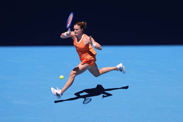 Maria Sakkari, GRE, during first round of 2026 Australian Open in Melbourne, 18 01 2026
