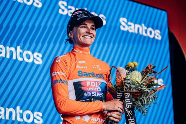 2026 Women s Tour Down Under Stage 2 Picture by Zac Williams SWpix.com - 18 01 2026 - Cycling - 2026 Women s Tour Down Under Stage 2 - Magill to Paracombe - Ally Wollaston, FDJ United Suez, wins Stage 2. Copyright: x xSWpix.comx(t axPhotographyxHubxLtd)xZacxWilliams SWpix.comx SWP-2645