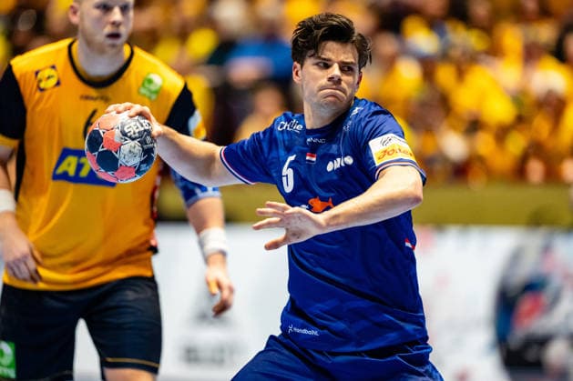 Netherlands v Sweden, EHF Euro 2026, Malmo, Sweden Malmo, Sweden - 2026, January 17 : Rutger Ten Velde (5) of Netherlands seen during the EHF Euro 2026 match between Netherlands v Sweden at Malmo Arena, Malmo on 17 01 2026 Sweden, Malmo, Malmö Arena  Copyright: xGonzalesxPhoto TobiasxJorgensenx