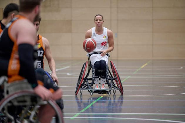 Nuremberg Falcons vs Hannover United 2, Wheelchair Basketball, 2 Wheelchair Basketball Bundesliga, Division A, RBBL2 Div A 25 26, Nuremberg, Sporthalle Berthold Brecht Schule, 10 Gesche Schünemann C, Nuremberg Falcons RBBL2, Nuremberg Falcons vs Hannover United 2 Nuremberg Sporthalle Berthold Brecht Schule Bayern Germany Copyright: xAmerican-Football.Network,x30nullvierxPhotographie,xGerhardxLehnerx