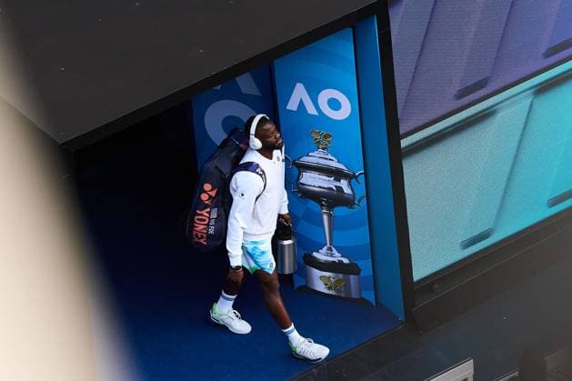 Frances Tiafoe of the United States of America Australian Open tennis tournament, Day One, Melbourne Park, Australia - 18 Jan 2026Melbourne Melbourne Park Victoria (VIC) Australia  Copyright: xRachelxBach Shutterstockx 16302999af