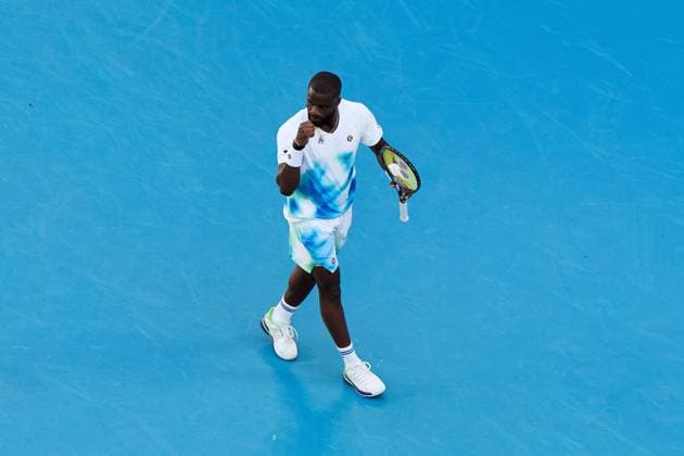 Frances Tiafoe of the United States of America Australian Open tennis tournament, Day One, Melbourne Park, Australia - 18 Jan 2026Melbourne Melbourne Park Victoria (VIC) Australia  Copyright: xRachelxBach Shutterstockx 16302999al