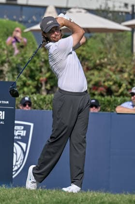 Dubai Invitational Golf Championship DUBAI, UNITED ARAB EMIRATES - JANUARY 18: Tommy Fleetwood competes during the Dubai Invitational at Dubai Creek Resort Golf Course in Dubai, United Arab Emirates on January 18, 2026. Waleed Zein Anadolu Dubai United Arab Emirates. Editorial use only. Please get in touch for any other usage.  Copyright: x2026xAnadoluxWaleedxZeinx