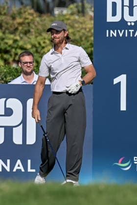 Dubai Invitational Golf Championship DUBAI, UNITED ARAB EMIRATES - JANUARY 18: Tommy Fleetwood competes during the Dubai Invitational at Dubai Creek Resort Golf Course in Dubai, United Arab Emirates on January 18, 2026. Waleed Zein Anadolu Dubai United Arab Emirates. Editorial use only. Please get in touch for any other usage.  Copyright: x2026xAnadoluxWaleedxZeinx
