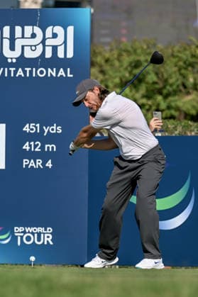 Dubai Invitational Golf Championship DUBAI, UNITED ARAB EMIRATES - JANUARY 18: Tommy Fleetwood competes during the Dubai Invitational at Dubai Creek Resort Golf Course in Dubai, United Arab Emirates on January 18, 2026. Waleed Zein Anadolu Dubai United Arab Emirates. Editorial use only. Please get in touch for any other usage.  Copyright: x2026xAnadoluxWaleedxZeinx