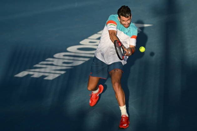 TENNIS AUSTRALIAN OPEN, Cameron Norrie of Great Britain in action against Benjamin Bonzi of France during the Men™s Singles first round match on day 1 of the 2026 Australian Open tennis tournament at Melbourne Park in Melbourne, Sunday, January 18, 2026. ( NO ARCHIVING MELBOURNE VICTORIA AUSTRALIA  Copyright: xLUKASxCOCHx 20260118192665214060