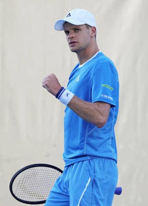 Yannick Hanfmann, GER, during first round of 2026 Australian Open in Melbourne, 18 01 2026