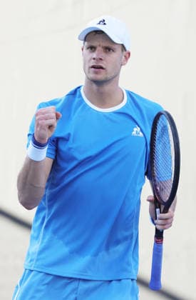 Yannick Hanfmann, GER, during first round of 2026 Australian Open in Melbourne, 18 01 2026