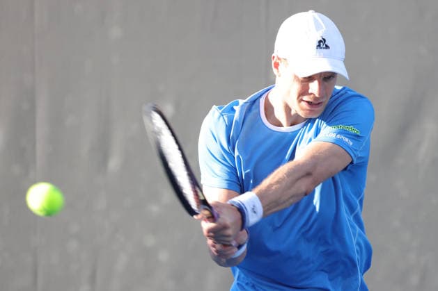 Yannick Hanfmann, GER, during first round of 2026 Australian Open in Melbourne, 18 01 2026