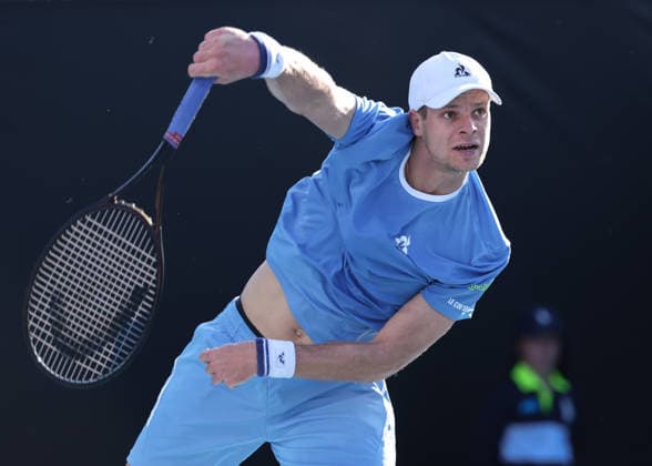 Yannick Hanfmann GER , Australian Open 2026, Melbourne Park, Melbourne, Victoria, Australia Copyright: xJuergenxHasenkopfx