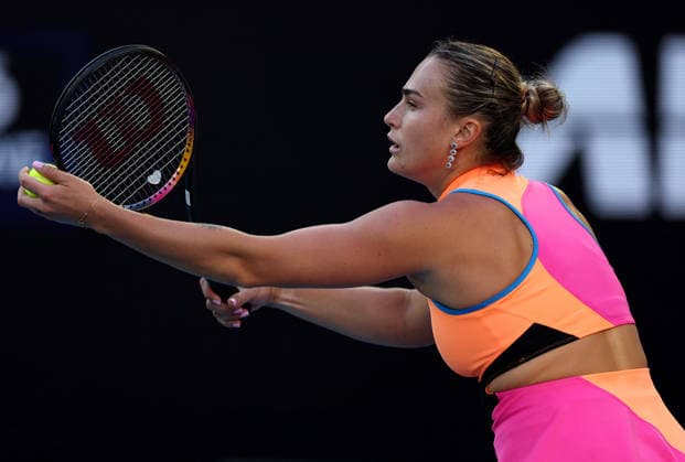 Aryna Sabalenka of Belarus in action Australian Open tennis tournament, Day One, Melbourne Park, Australia - 18 Jan 2026Melbourne Melbourne Park Victoria (VIC) Australia  Copyright: xEllaxLing Shutterstockx 16302995aa