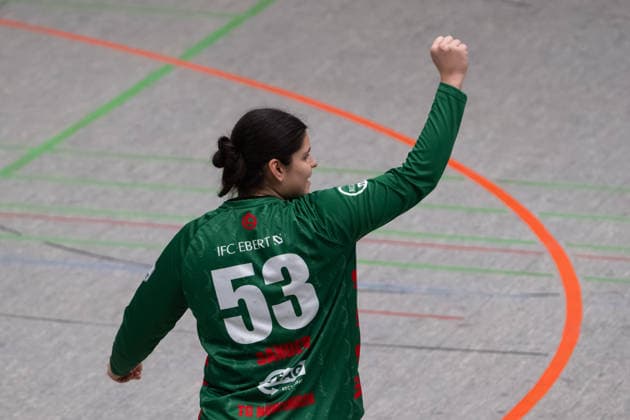 Kerstin Sander TG Nuertingen, 53 , TG Nuertingen vs Bergischer HC 06, Handball, 2 Bundesliga Women, Matchday 14, Season 2025 2026, 17 01 2026, TG Nuertingen vs Bergischer HC 06, Handball, 2 Bundesliga Women, Matchday 14, Season 2025 2026, 17 01 2026 Nuertingen Copyright: xEibner-Pressefoto MaxxVogelx EP_MVL