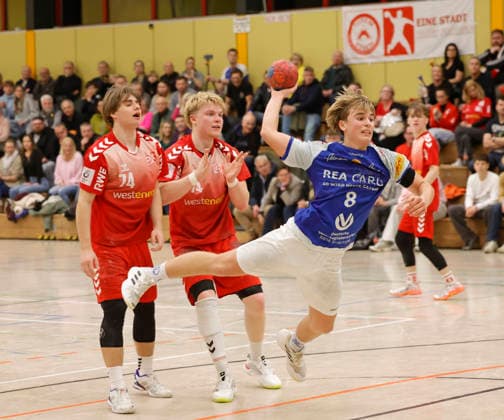 Handball, championship round B-juniors, U17, TSV Pfungstadt - TuSEM Essen