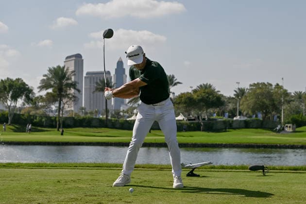 Dubai Invitational 2026 DUBAI, UNITED ARAB EMIRATES - JANUARY 18: Thorbjorn Olesen competes at the Dubai Invitational 2026 at Dubai Creek Resort on January 18, 2026 in Dubai, United Arab Emirates. Waleed Zein Anadolu Dubai United Arab Emirates. Editorial use only. Please get in touch for any other usage.  Copyright: x2026xAnadoluxWaleedxZeinx