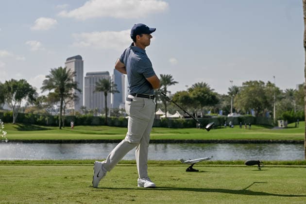 Dubai Invitational 2026 DUBAI, UNITED ARAB EMIRATES - JANUARY 18: Rory McIlroy competes at the Dubai Invitational 2026 at Dubai Creek Resort on January 18, 2026 in Dubai, United Arab Emirates. Waleed Zein Anadolu Dubai United Arab Emirates. Editorial use only. Please get in touch for any other usage.  Copyright: x2026xAnadoluxWaleedxZeinx