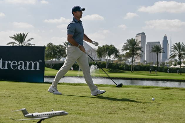 Dubai Invitational 2026 DUBAI, UNITED ARAB EMIRATES - JANUARY 18: Rory McIlroy competes at the Dubai Invitational 2026 at Dubai Creek Resort on January 18, 2026 in Dubai, United Arab Emirates. Waleed Zein Anadolu Dubai United Arab Emirates. Editorial use only. Please get in touch for any other usage.  Copyright: x2026xAnadoluxWaleedxZeinx