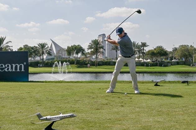 Dubai Invitational 2026 DUBAI, UNITED ARAB EMIRATES - JANUARY 18: Rory McIlroy competes at the Dubai Invitational 2026 at Dubai Creek Resort on January 18, 2026 in Dubai, United Arab Emirates. Waleed Zein Anadolu Dubai United Arab Emirates. Editorial use only. Please get in touch for any other usage.  Copyright: x2026xAnadoluxWaleedxZeinx