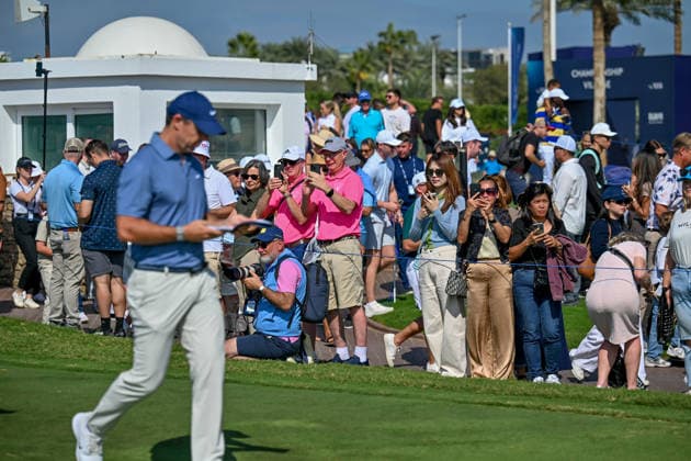 Dubai Invitational 2026 DUBAI, UNITED ARAB EMIRATES - JANUARY 18: Northern Irish professional golfer Rory McIlroy competes at the Dubai Invitational 2026 at Dubai Creek Resort on January 18, 2026 in Dubai, United Arab Emirates. Waleed Zein Anadolu Dubai United Arab Emirates. Editorial use only. Please get in touch for any other usage.  Copyright: x2026xAnadoluxWaleedxZeinx