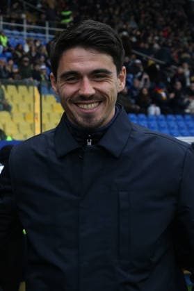 Parma™s mister Carlos Questa during the Serie A soccer match between Parma and Genoa at the Ennio Tardini Stadium in Parma - Sunday , January 18, 2026. - Soccer .  Copyright: xGiannixSantandrea LaPressex