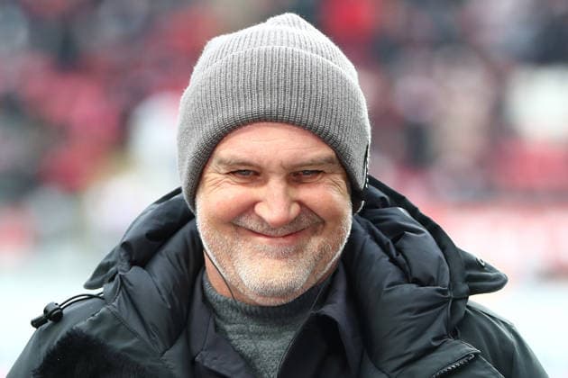2 Bundesliga 1 FC Kaiserslautern Hannover 96 on 18 01 2026 at the Fritz Walter Stadium in Kaiserslautern Managing Director Sport Jörg Schmadtke Hannover 96 SM