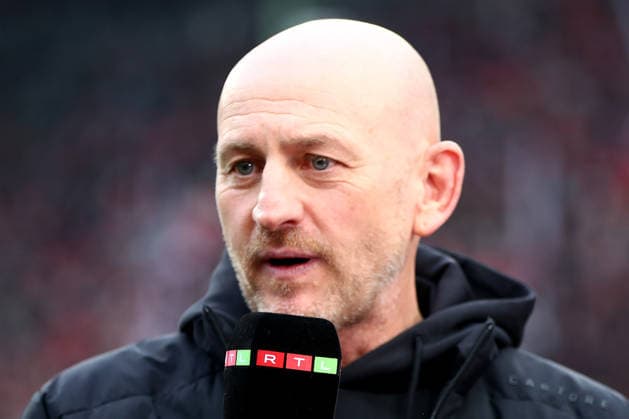 2 Bundesliga 1 FC Kaiserslautern Hannover 96 on 18 01 2026 at Fritz Walter Stadium in Kaiserslautern Coach Torsten Lieberknecht 1 FC Kaiserslautern in TV interview on RTL SM