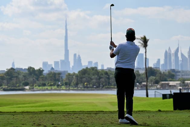Dubai Invitational 2026 DUBAI, UNITED ARAB EMIRATES - JANUARY 18: Nacho Elvira competes at the Dubai Invitational 2026 at Dubai Creek Resort on January 18, 2026 in Dubai, United Arab Emirates. Waleed Zein Anadolu Dubai United Arab Emirates. Editorial use only. Please get in touch for any other usage.  Copyright: x2026xAnadoluxWaleedxZeinx