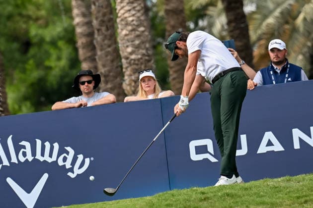 Dubai Invitational 2026 DUBAI, UNITED ARAB EMIRATES - JANUARY 18: Nacho Elvira competes at the Dubai Invitational 2026 at Dubai Creek Resort on January 18, 2026 in Dubai, United Arab Emirates. Waleed Zein Anadolu Dubai United Arab Emirates. Editorial use only. Please get in touch for any other usage.  Copyright: x2026xAnadoluxWaleedxZeinx