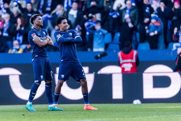 2 Soccer Bundesliga, VfL Bochum SV Darmstadt 98 18 01 2026 Cheering for 1 1 by Francis Onyeka VfL Bochum, 21 , Goal, Goal celebration 2 Soccer Bundesliga, VfL Bochum SV Darmstadt 98, VONONVIA Ruhrstadion on 18 01 2026 DFL REGULATIONS PROHIBIT ANY USE OF PHOTOGRAPHS AS IMAGE SEQUENCES AND OR QUASI VIDEO Copyright: xBEAUTIFULxSPORTS Wunderlx