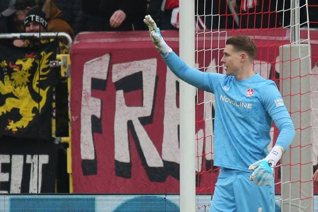 2 Bundesliga 1 FC Kaiserslautern Hannover 96 on 18 01 2026 at the Fritz Walter Stadium in Kaiserslautern Julian Krahl 1 FC Kaiserslautern SM