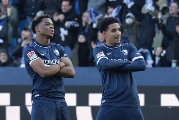 18 01 2026, xgrfx, Soccer 2 Bundesliga, VfL Bochum SV Darmstadt 98 v l Tor, Francis Onyeka VfL Bochum DFL DFB REGULATIONS PROHIBIT ANY USE OF PHOTOGRAPHS as IMAGE SEQUENCES and or QUASI VIDEO Bochum