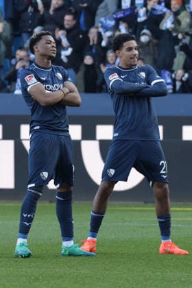 18 01 2026, xgrfx, Soccer 2 Bundesliga, VfL Bochum SV Darmstadt 98 v l Tor, Francis Onyeka VfL Bochum DFL DFB REGULATIONS PROHIBIT ANY USE OF PHOTOGRAPHS as IMAGE SEQUENCES and or QUASI VIDEO Bochum