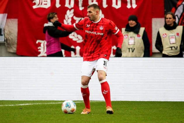 2 Bundesliga 1 FC Kaiserslautern Hannover 96 on 18 01 2026 at the Fritz Walter Stadium in Kaiserslautern Luca Sirch 1 FC Kaiserslautern SM