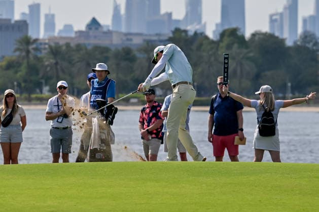 Dubai Invitational 2026 DUBAI, UNITED ARAB EMIRATES - JANUARY 18: South African professional golfer Dylan Frittelli competes at the Dubai Invitational 2026 at Dubai Creek Resort on January 18, 2026 in Dubai, United Arab Emirates. Waleed Zein Anadolu Dubai United Arab Emirates. Editorial use only. Please get in touch for any other usage.  Copyright: x2026xAnadoluxWaleedxZeinx