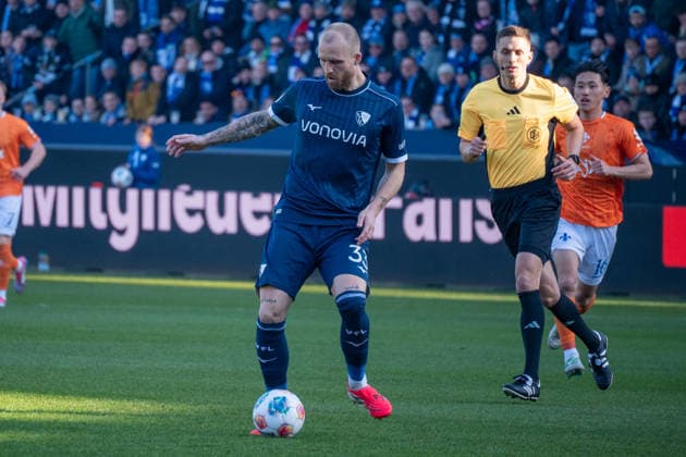 Germany 2 Bundesliga 2025 26 Vfl Bochum vs SV Darmstadt 98,18 Matchday 18 01 2026 Vonovia Ruhstadion Bochum Philipp Hofmann Vfl Bochum,33 Copyright: xOrhanxHabashx