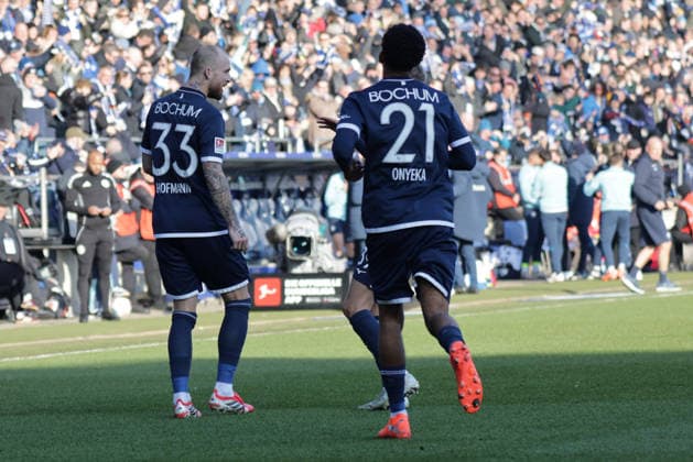 18 01 2026, xgrfx, Soccer 2 Bundesliga, VfL Bochum SV Darmstadt 98 v l Tor, Philipp Hofmann VfL Bochum DFL DFB REGULATIONS PROHIBIT ANY USE OF PHOTOGRAPHS as IMAGE SEQUENCES and or QUASI VIDEO Bochum