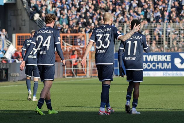 18 01 2026, xgrfx, Soccer 2 Bundesliga, VfL Bochum SV Darmstadt 98 v l Tor, Philipp Hofmann VfL Bochum DFL DFB REGULATIONS PROHIBIT ANY USE OF PHOTOGRAPHS as IMAGE SEQUENCES and or QUASI VIDEO Bochum