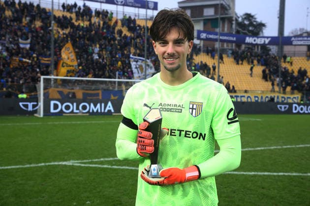 Parma™s Edoardo CorviPanini Player of the match Serie A Enilive 2025 2026 during the Serie A soccer match between Parma and Genoa at the Ennio Tardini Stadium in Parma - Sunday , January 18, 2026. - Soccer .  Copyright: xGiannixSantandrea LaPressex