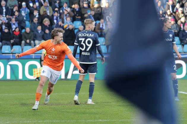 18 01 2026, xgrfx, Soccer 2 Bundesliga, VfL Bochum SV Darmstadt 98 v l Tor, Luca Marseiler SV Darmstadt DFL DFB REGULATIONS PROHIBIT ANY USE OF PHOTOGRAPHS as IMAGE SEQUENCES and or QUASI VIDEO Bochum