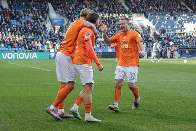 18 01 2026, xgrfx, Soccer 2 Bundesliga, VfL Bochum SV Darmstadt 98 v l Tor, Luca Marseiler SV Darmstadt DFL DFB REGULATIONS PROHIBIT ANY USE OF PHOTOGRAPHS as IMAGE SEQUENCES and or QUASI VIDEO Bochum