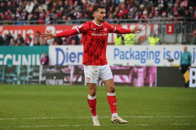 2 Bundesliga 1 FC Kaiserslautern Hannover 96 on 18 01 2026 at Fritz Walter Stadion in Kaiserslautern Goal celebration after the goal to celebrate the goal 1 1 by Ivan Prtajin 1 FC Kaiserslautern SM