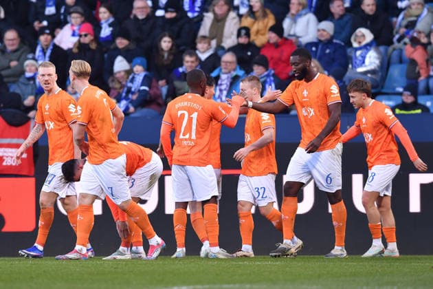 Soccer 2 Bundesliga 18 Matchday VfL Bochum SV Darmstadt 98 on 18 01 2026 at Vonovia Ruhrstadion in Bochum Goal celebration to 2 3 by an own goal by Leandro Morgalla Bochum DFL regulations prohibit any use of photographs as image sequences and or quasi video xRx