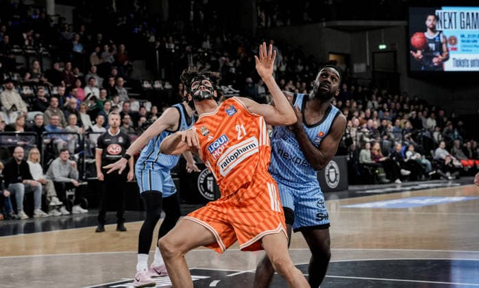 Germany easyCredit BBL, Main Round 2025 26, 16 Matchday Veolia Towers Hamburg vs ratiopharm ulm Inselpark Arena Hamburg Alec Anigbata ratiopharm ulm, 21 , Copyright: xStefanxTrochax