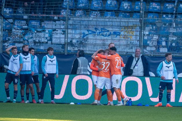 Germany 2 Bundesliga 2025 26 Vfl Bochum vs SV Darmstadt 98,18 Matchday 18 01 2026 Vonovia Ruhstadion Bochum Fabian Halland SV Darmstadt 98,32 Marco Richter SV Darmstadt 98,23 Copyright: xOrhanxHabashx