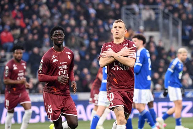 RC Strasbourg Alsace v FC Metz - Ligue 1 McDonald s 2025 2026 10 Gauthier HEIN (fcm) during the Ligue 1 McDonald s match between Strasbourg and Metz at Stade de la Meinau on January 18, 2026 in Strasbourg, France. Strasbourg France  Copyright: xFEPx 776348252